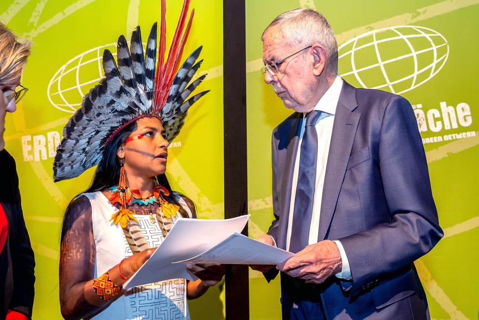 Juma Xipaia, President A. Van der Bellen