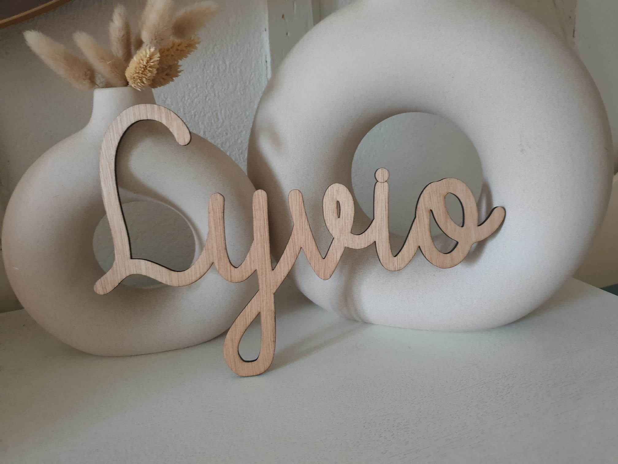 Prénom en Bois Personnalisé