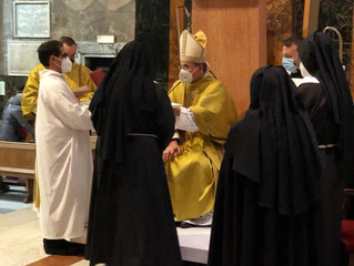 Professione solenne di una nuova Clarissa nella Chiesa di Rieti