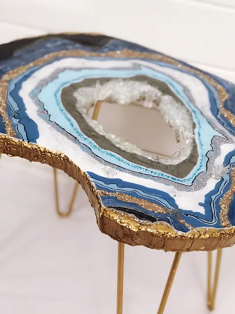 How To Make A Geode Table