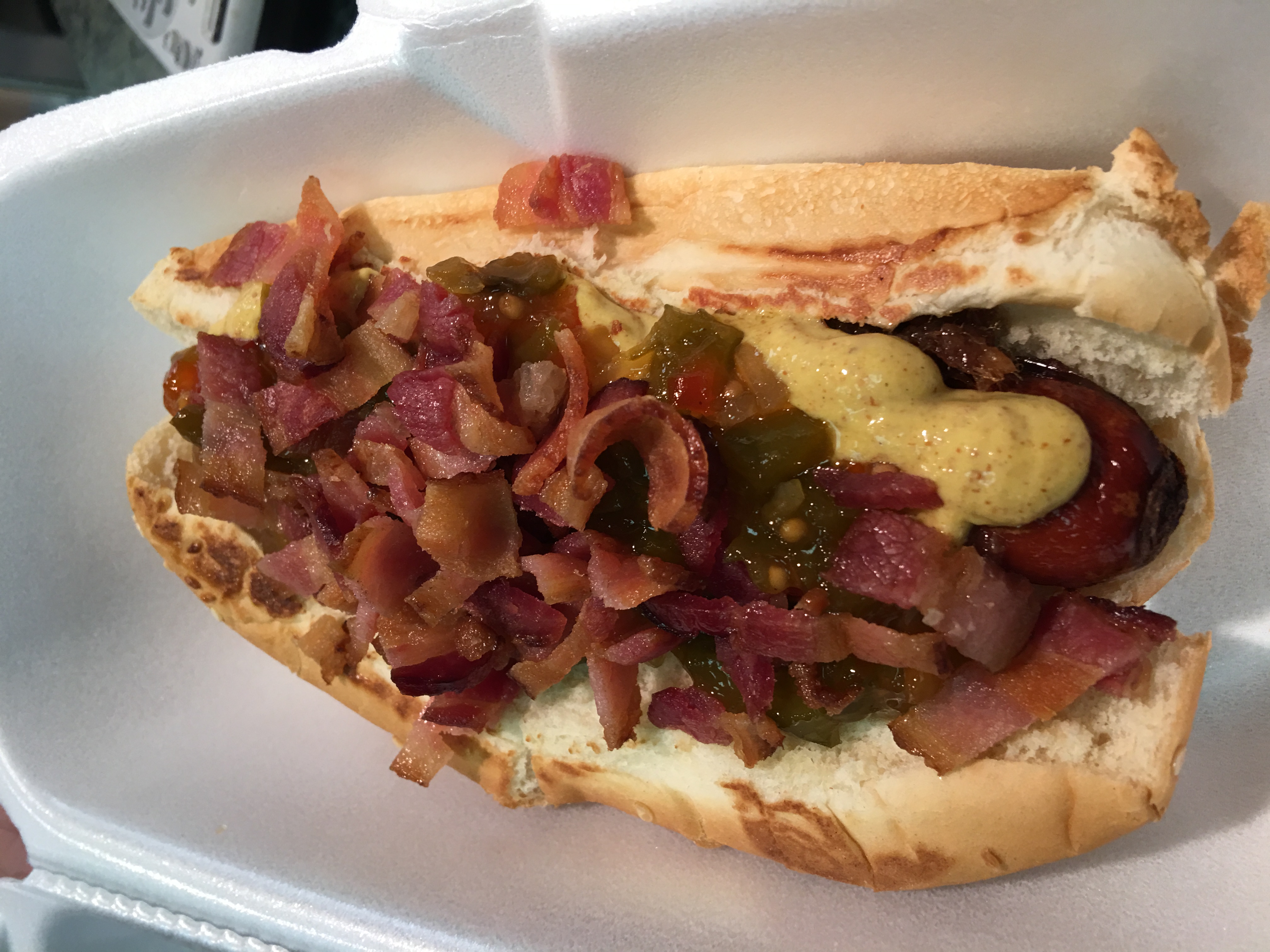 Bacon Pepper Jam Dog
