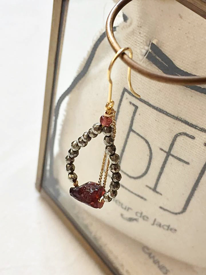 Miniature : Boucles d'oreille LIVA goutte