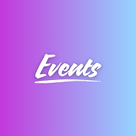 Events. An Events page will be coming soon.