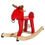 Thumbnail: EKORRE Rocking-moose, red/rubberwood