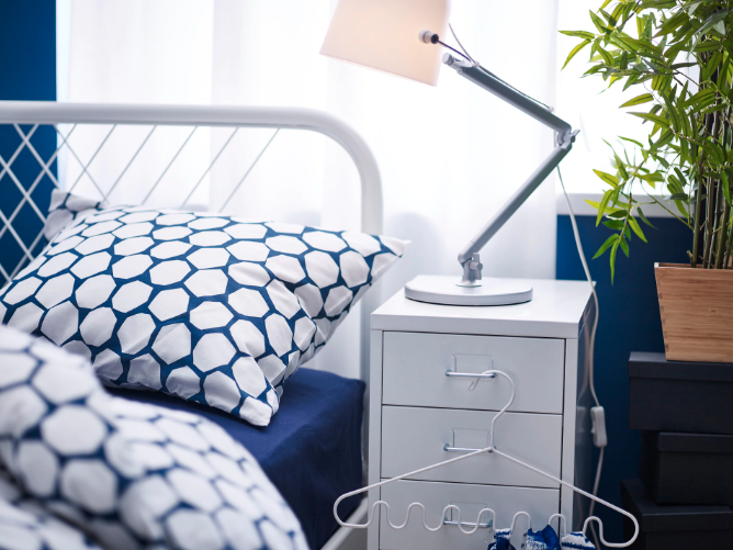 Thumbnail: HELMER Drawer unit on casters, white11x27 1/8 "