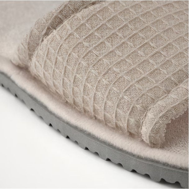 Thumbnail: SKOVELSJON Slippers, beige L/XL