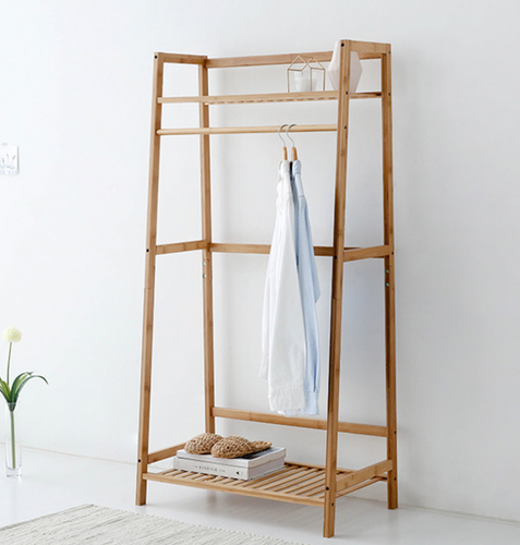 JAWAL 2-tier clothes rack, bamboo | Betterday Guam