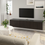 Thumbnail: BESTA TV unit with doors, black-brown/Lappviken black-brown70 7/8x16 1/2x1