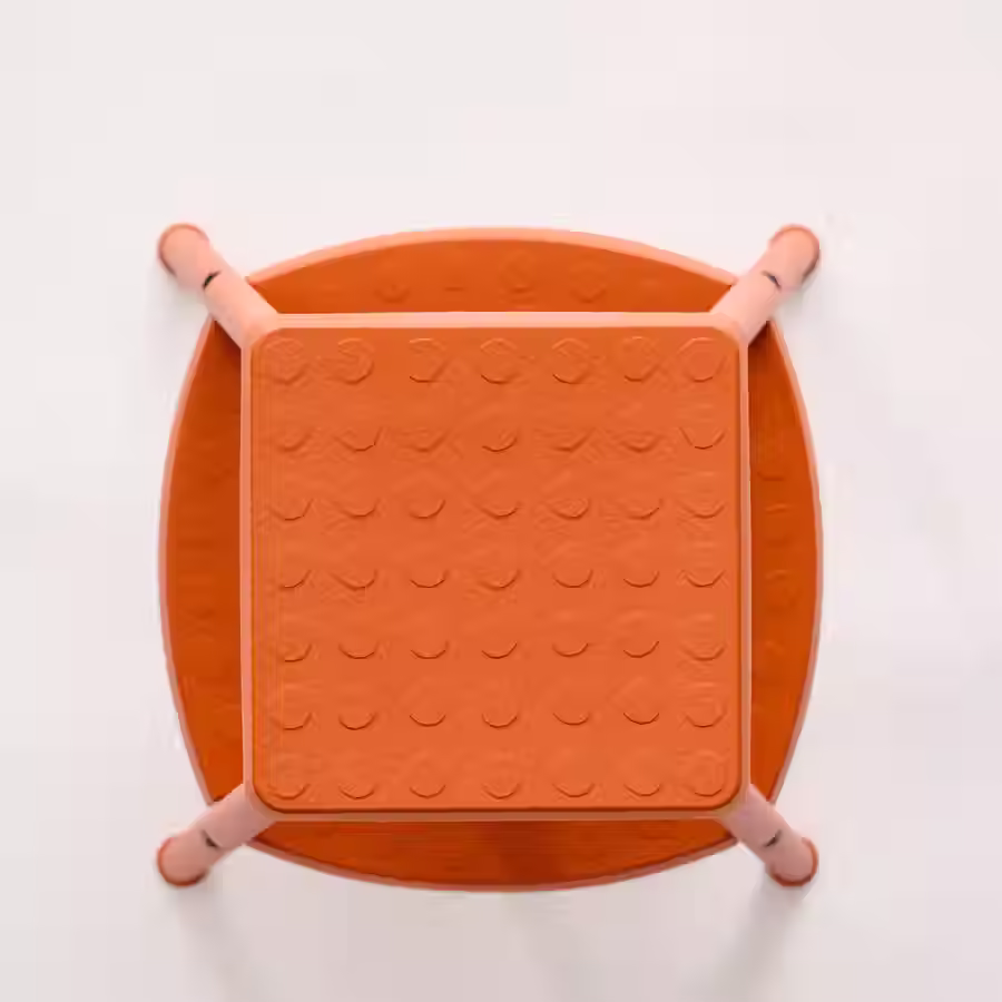 Thumbnail: HADDARP Step stool, 4-way orange