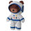 Thumbnail: AFTONSPARV Soft toy with astronaut suit, bear, 11 "