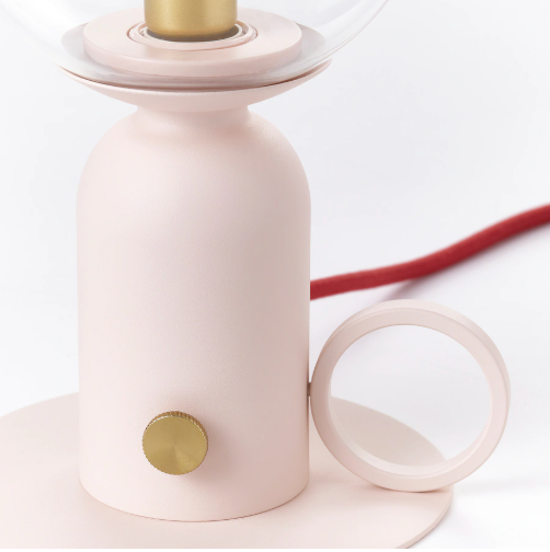 Thumbnail: ASKMULLER Table lamp, Dimmable light light pink/red, 9"