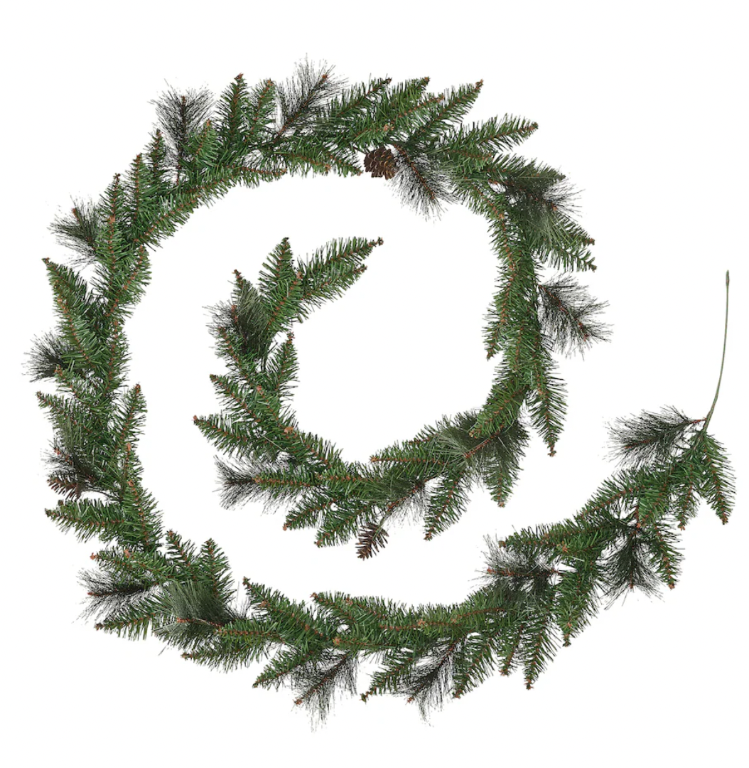 VINTERFINT Artificial garland, indoor/outdoor/pine cone, 3 ¼ yard