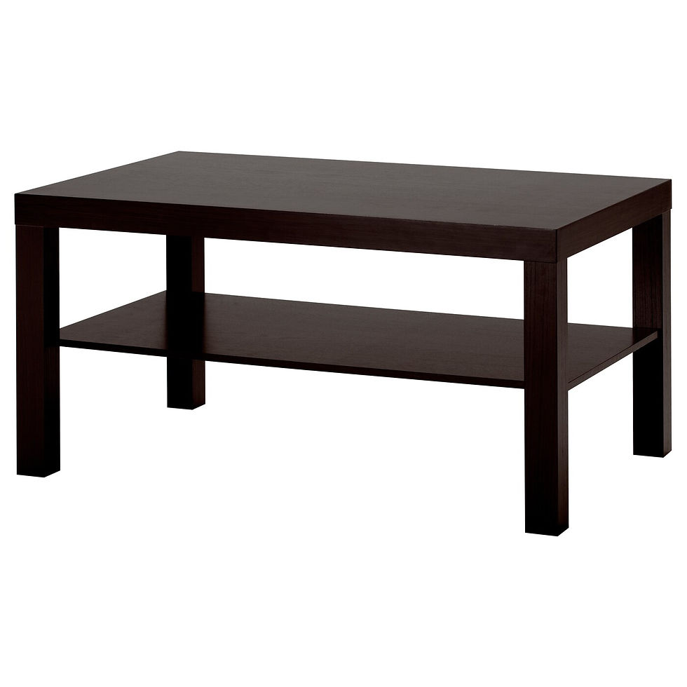 LACK Coffee Table, black-brown, 35 3/8x21 5/8” (90x55cm)