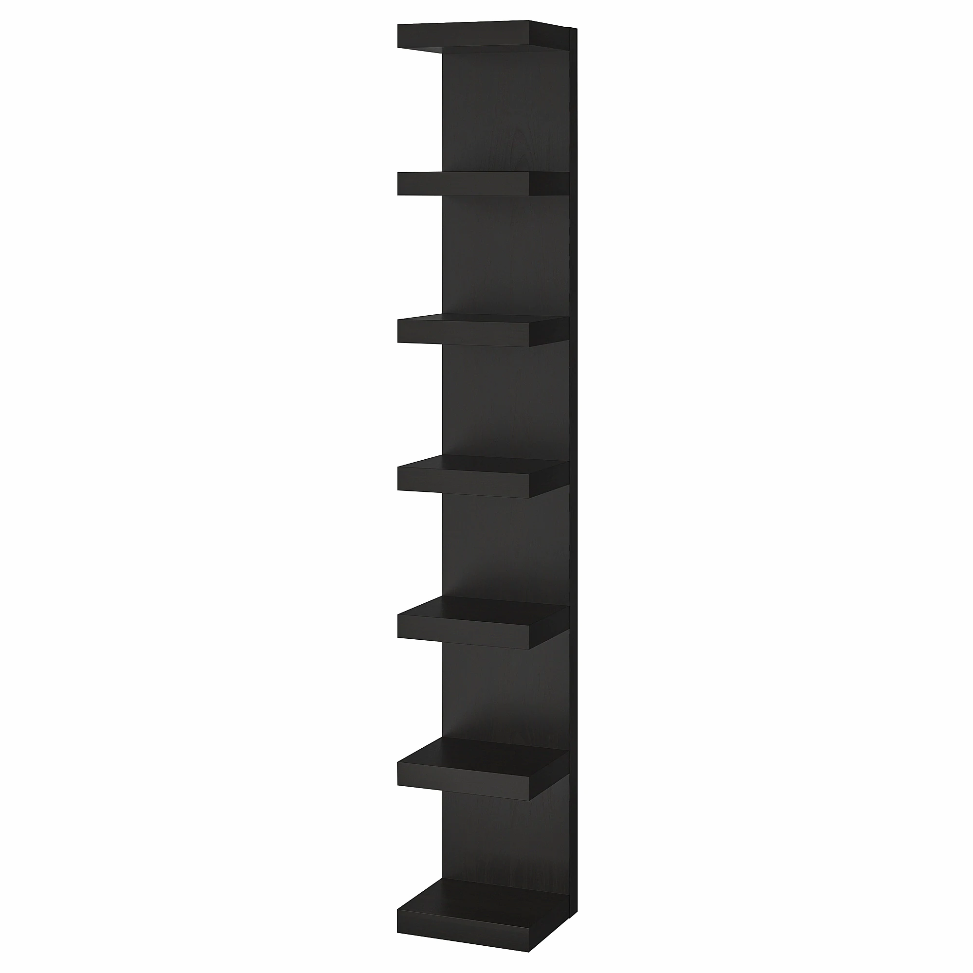 LACK Wall Shelf, black-brown, 11 3/4x74 3/4”