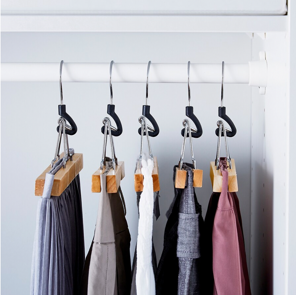 Thumbnail: BUMERANG Trouser hanger, natural