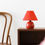 Thumbnail: CAMPANA, table lamp, red, 8"