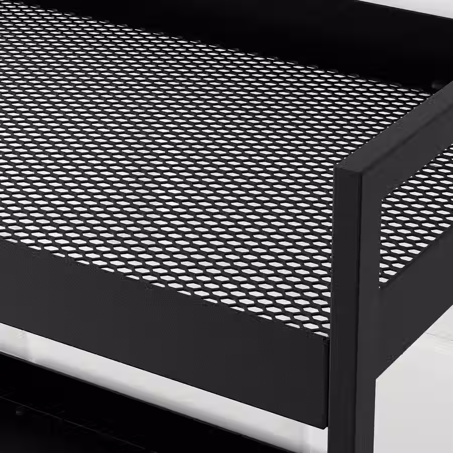 Thumbnail: NISSAFORS Utility cart, black, 19 7/8x7 1/2x26 3/8 "