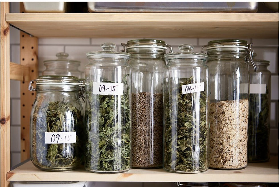 Thumbnail: VARDAGEN Jar with lid, clear glass1.8 l