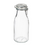 Thumbnail: KORKEN Bottle shaped jar with lid, clear glass, 1 l