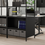Thumbnail: TROTTEN Cabinet with sliding doors, anthracite, 31 3/8"x21 5/8"x70 7/8"