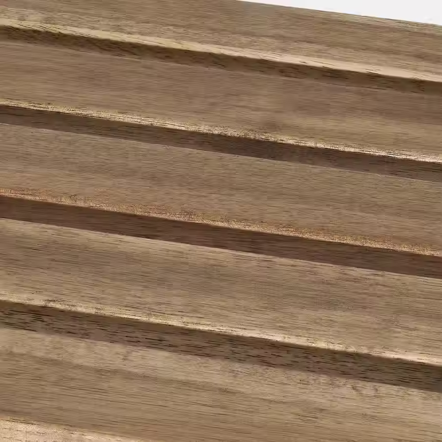 Thumbnail: TARNO Stool, black/light brown stained, 11 3/4X15 1/2"