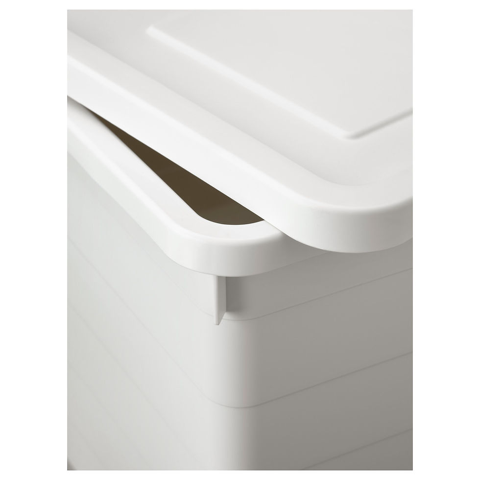 Thumbnail: SOCKERBIT Box with lid, white15x20x11 ¾ "