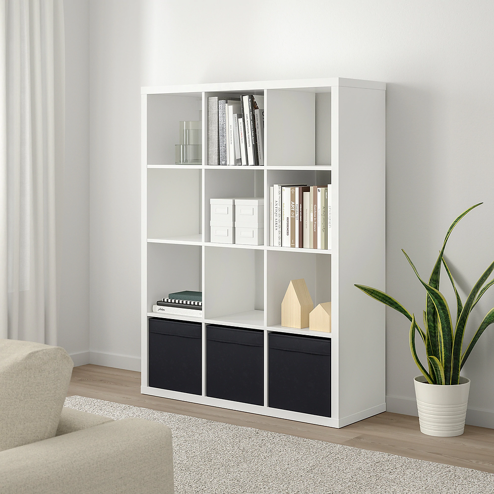 Thumbnail: KALLAX Shelf Unit, white, 44 1/8x57 7/8" (3x4)