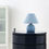 Thumbnail: CAMPANA, table lamp, skyblue, 8"