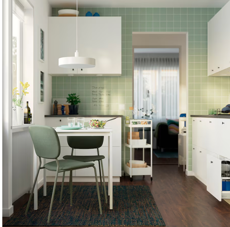 Thumbnail: VIHALS Table, white/white, 29 1/8x29 1/8 "