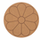 Thumbnail: SVARTVIDE Place mat, cork/patterned, 14"