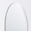 Thumbnail: LINDBYN Oval Mirror, white, 23 5/8x47 1/4”