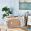 Thumbnail: RISATORP Basket, white, 10 ¾x16 ½x9 "