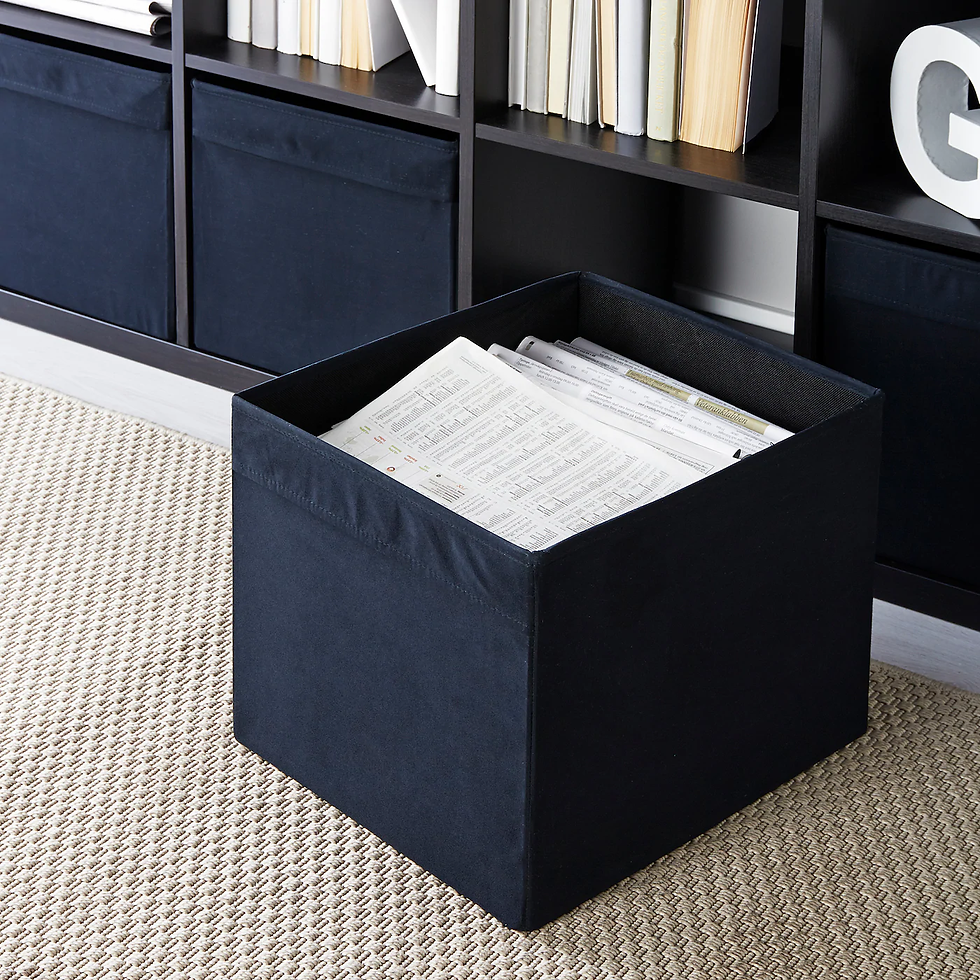 Thumbnail: DRONA Box, black 13x15x13 "