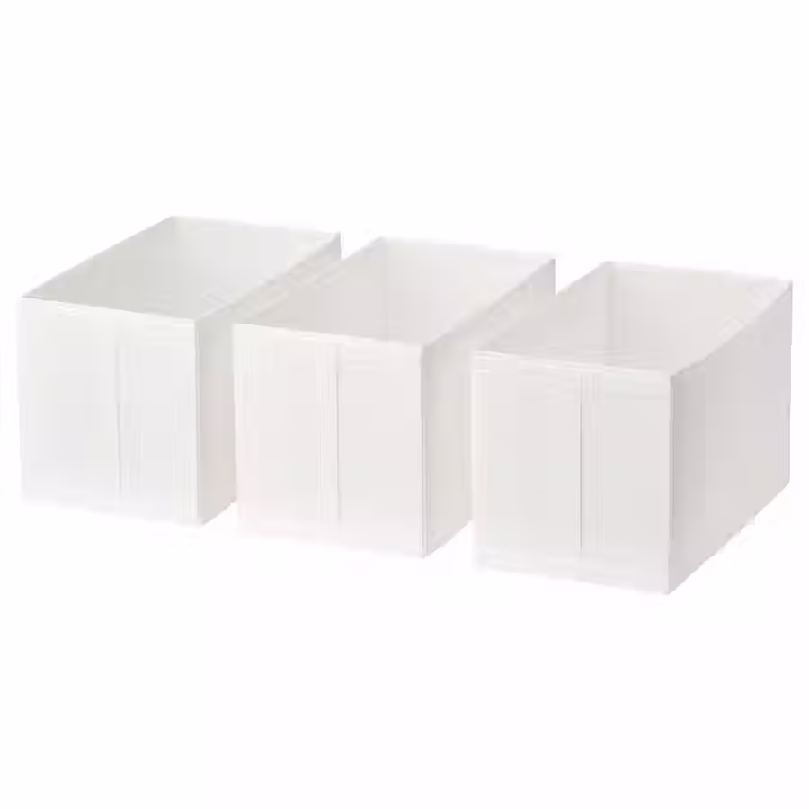 SKUBB Box, white, 12 1/4 x21 3/4x13"