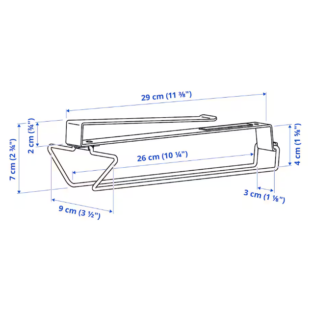 Thumbnail: PALYCKE Clip-on multi-purpose rack