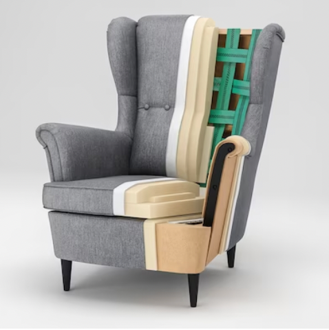 Thumbnail: [Floor Model] STRANDMON Wing chair, Skiftebo yellow