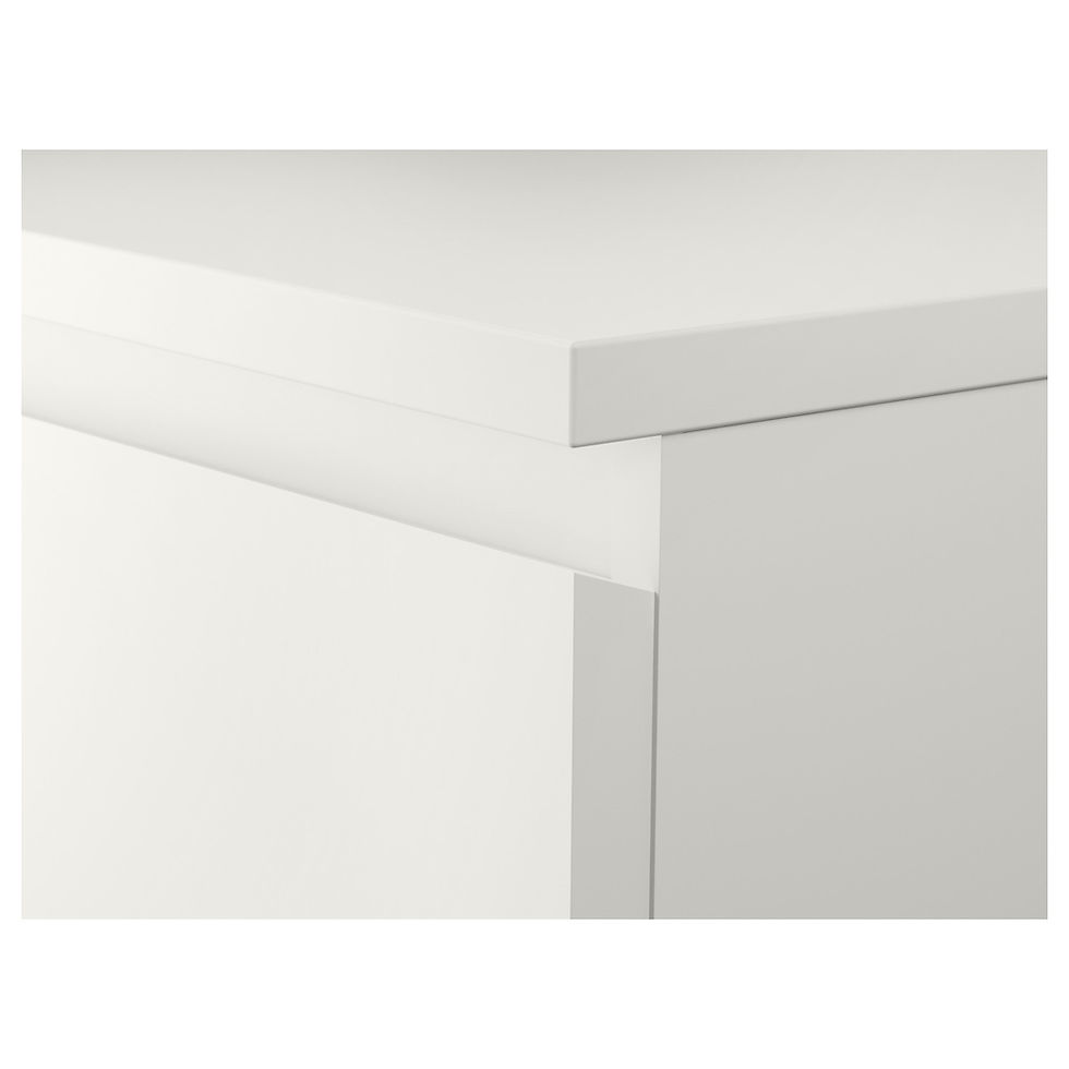 Thumbnail: MALM 3-drawer Chest, white, 31 1/2 x 30 3/4”
