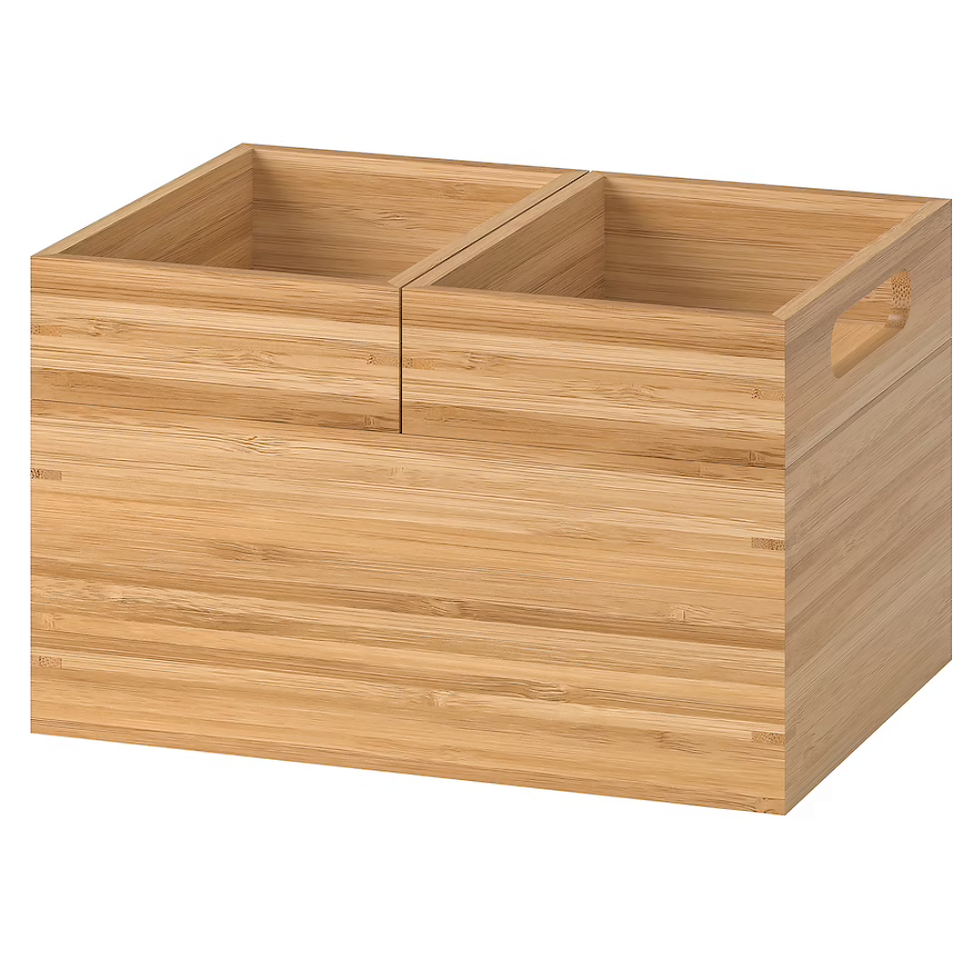 DRAGAN Box, set of 3, 9 ¼x6 ½x5 ½ "