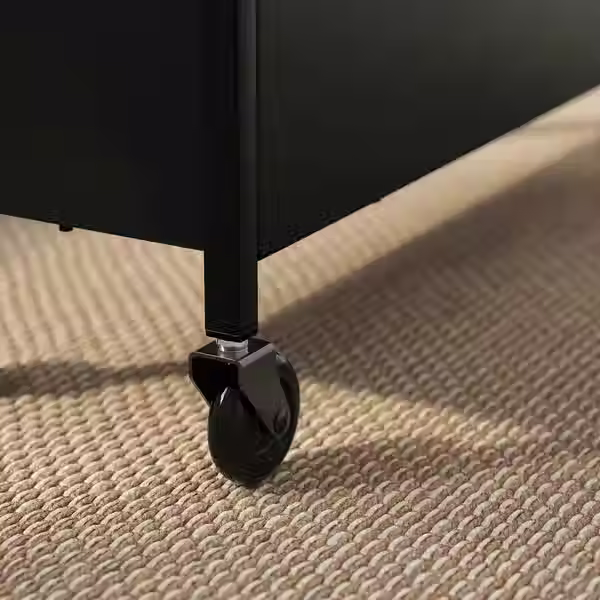 Thumbnail: NISSAFORS Utility cart, black, 19 7/8x7 1/2x26 3/8 "