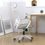 Thumbnail: Betterday LB11HW, office chair, white/gray