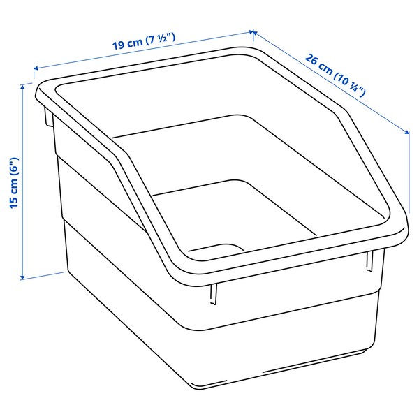 Thumbnail: SOCKERBIT Box, white7 ½x10 ¼x6 "