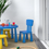 Thumbnail: MAMMUT Children's chair, Blue,  indoor/outdoor