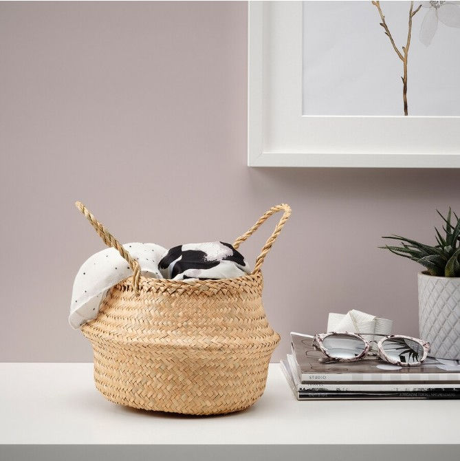 Thumbnail: KRALLIG Basket, seagrass, 16 cm