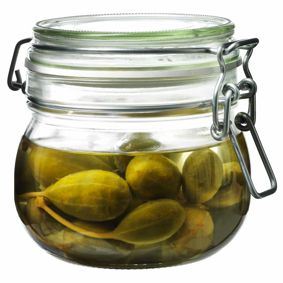 Thumbnail: KORKEN Jar with lid, clear glass 0.5l