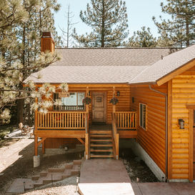 Bearfoot Chalet:  Front Porch
Big Bear Lake, California