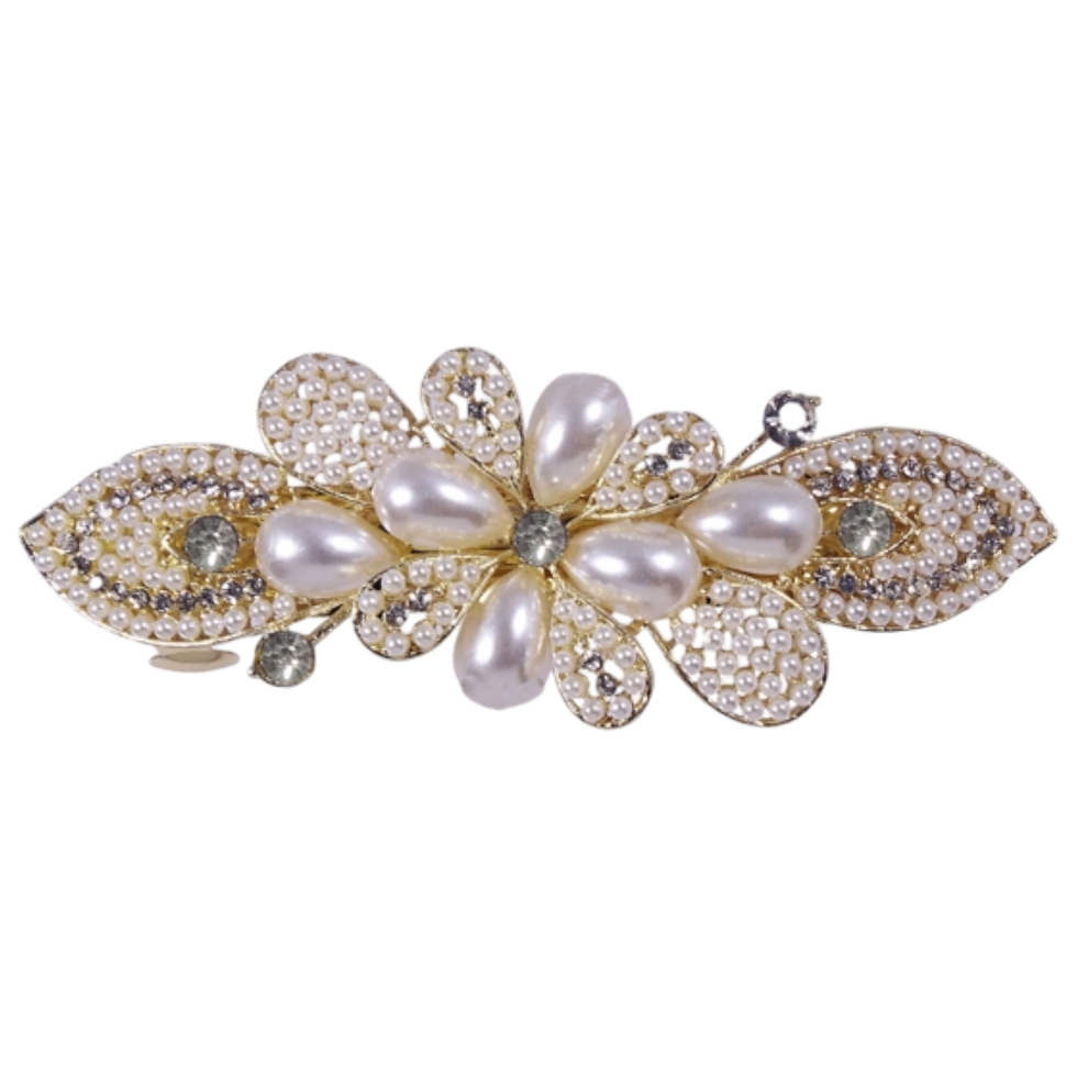 Haarspange Y104 Perl