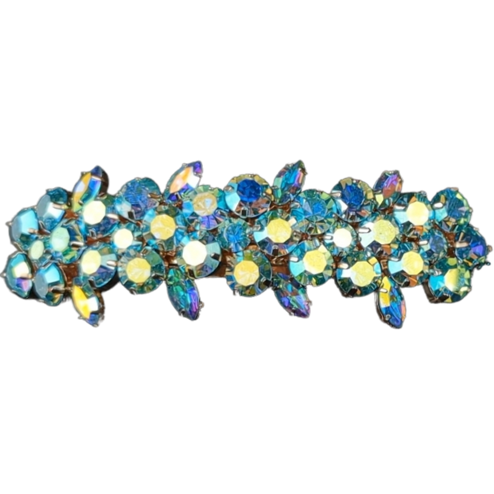 Miniaturbild: Haarspange Strass R228  10 cm