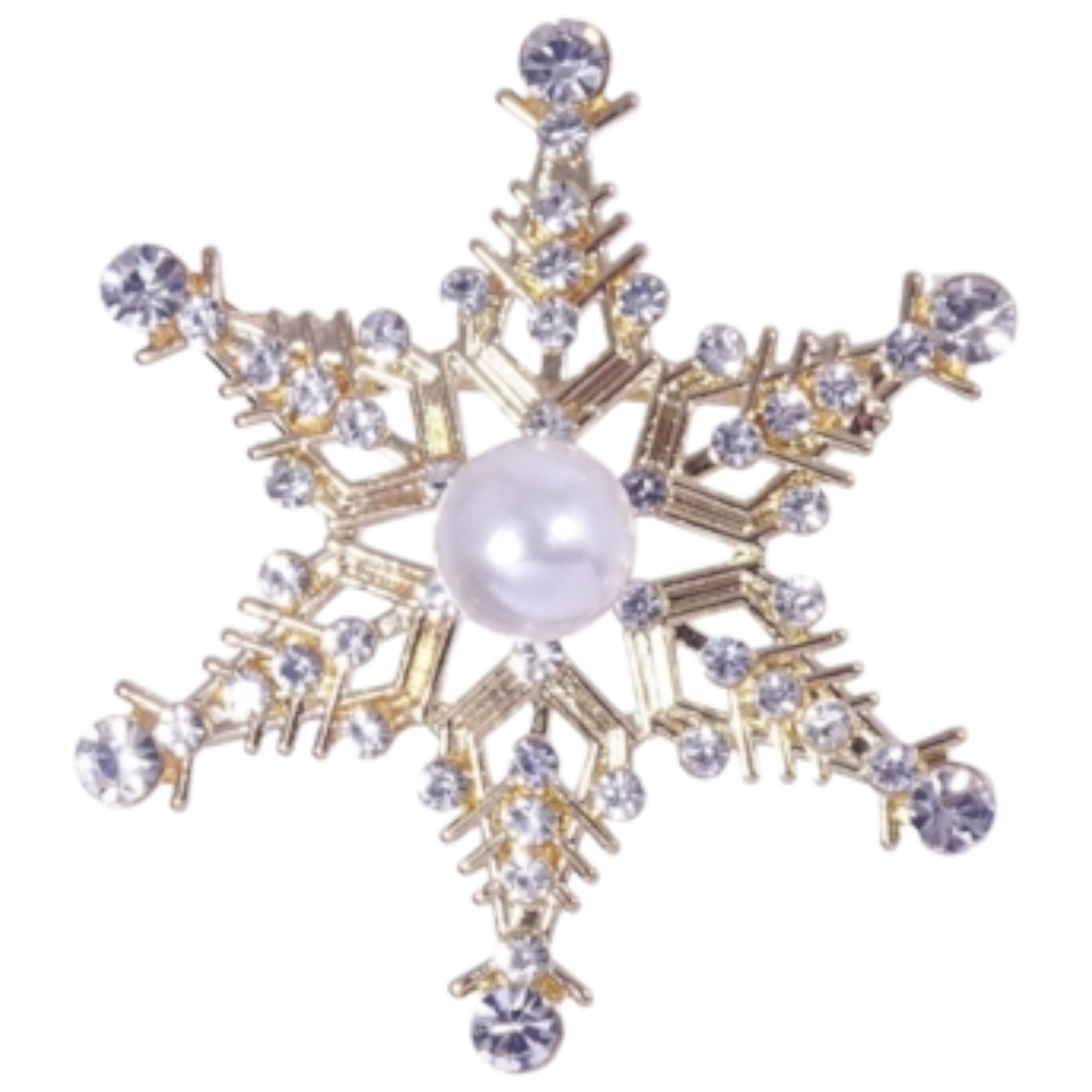 Brosche Y522 Schneestern