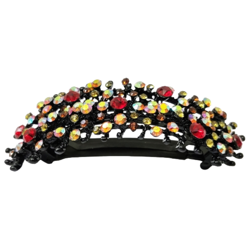 Miniaturbild: Haarspange Strass S033 Schwarz