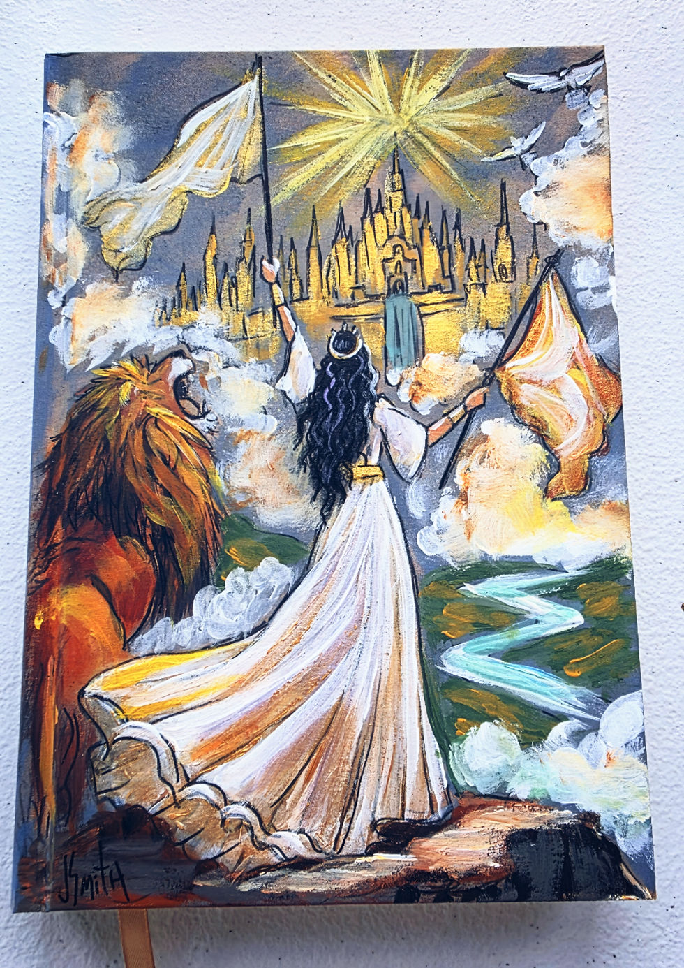 Thumbnail: PAINTED JOURNAL FOR AUGUST-- Read The Description Before Ordering